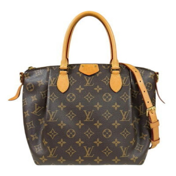Louis Vuitton Turen Monogram Shoulder Bag Canvas Brown - Picture 1 of 9